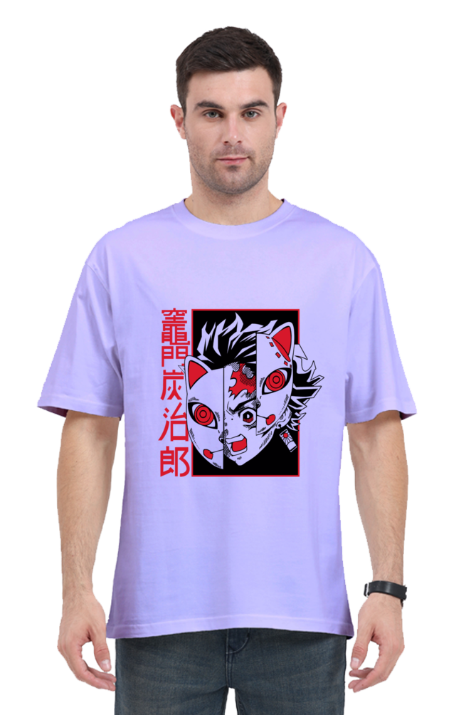 Tanjiro Mask Oversize Unisex Tshirt