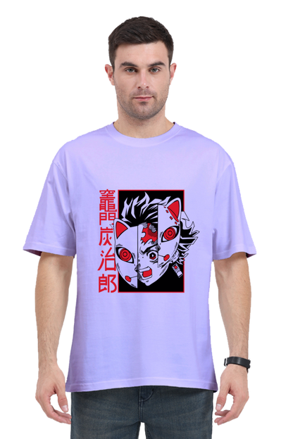 Tanjiro Mask Oversize Unisex Tshirt